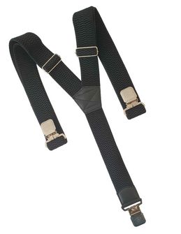 Natur braces for trousers clip, black