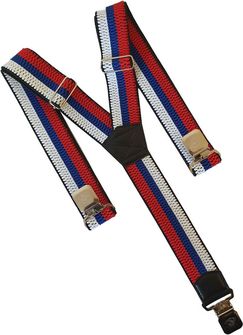 Natur trousers clip, white-blue-red