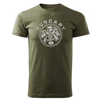 Trooper T-shirt with sign hungary olive