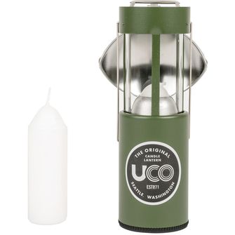UCO set of candle lantern with reflector and neoprene olive case