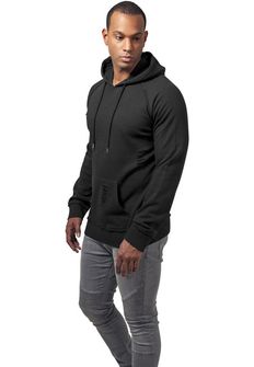 Urban Classics Men's sweatshirt with hood, black