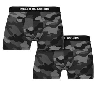 Urban Classics Men's Boxers 2-Pack, Darkcamo
