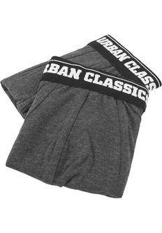 Urban Classics Men's boxers double pack, gray