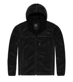 Vintage Industries Dustin Lined Sherpa Flepa Flis sweatshirt, black