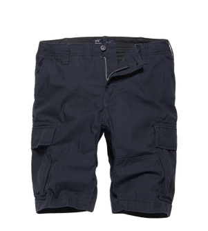 Vintage industries kirby short pants, navy Blue