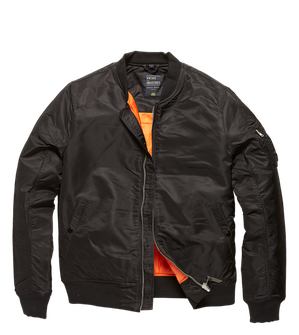 Vintage Industries Westford Ma1 bomber jacket, black