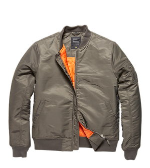 Vintage Industries Westford Ma1 bomber jacket, Replica Gray