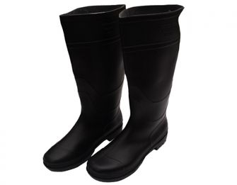 Natur high boots, rubber, PVC dark