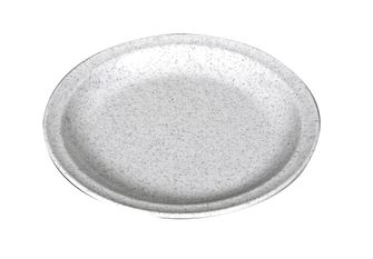 WACA melamine plate flat 23.5 cm diameter granit