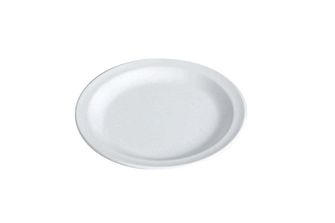WACA melamine plate flat 23.5 cm diameter white