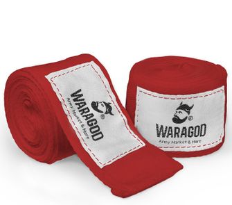 Waragod boxing bandages 2.5m, red