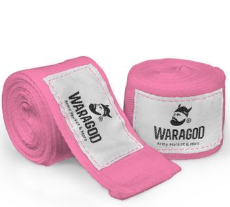 Waragod boxing bandages 2.5m, pink