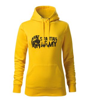 DRAGOWA Women's sweatshirt with hood Ariston, yellow 320g/m2