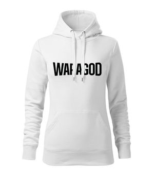 WARAGOD Women's sweatshirt with hooded Fastmer, white 320g/m2