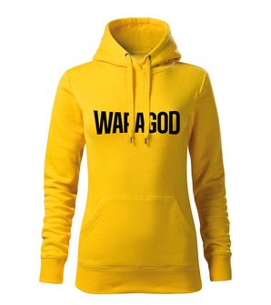 WARAGOD Women's sweatshirt with hooded Fastmer, yellow 320g/m2