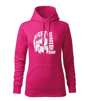 DRAGOWA Women's sweatshirt with hood León, pink 320g/m2