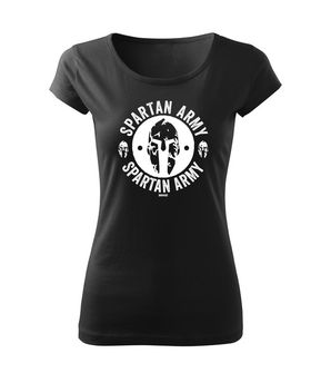 DRAGOWA Women's short T -shirt Anglaos, black 150g/m2