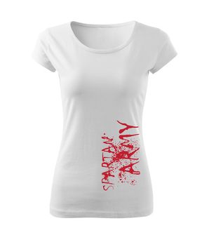 DRAGOWA Women's Short T -Shirt War, White 150g/M2