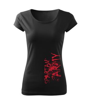 DRAGOWA Women's Short T -Shirt Redwar, Black 150g/m2