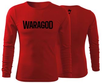 WARAGOD FIT-T T-shirt with long sleeve Fastmer, red 160g/m2