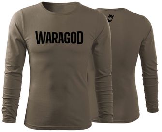 WARAGOD FIT-T T-shirt with Long Sleeve Fastmer, Olive 160g/m2