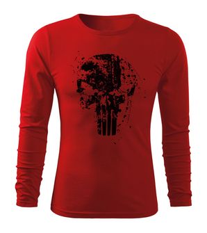Dragow Fit-T T-shirt with long sleeve Frank the Punisher, red 160g/m2