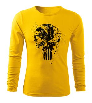 Dragow Fit-T T-shirt with long sleeve Frank the Punisher, yellow 160g/m2