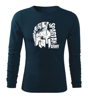 Dragow Fit-T T-shirt with long sleeve Leon, dark blue 160g/m2