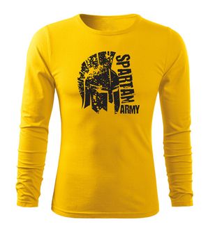 DRAGOWA FIT-T T-shirt with long sleeve Leon, yellow 160g/m2
