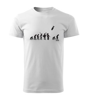 DRAGOWA Short T -Shirt Evolution, White 160g/m2