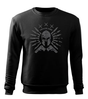 Dragow Men's sweatshirt Ares, black 300g/m2