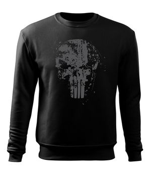 Dragow Men's sweatshirt Frank the Punisher, black 300g/m2