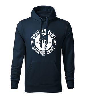 Dragow Men's sweatshirt with hood Anglaos, dark blue 320g/m2