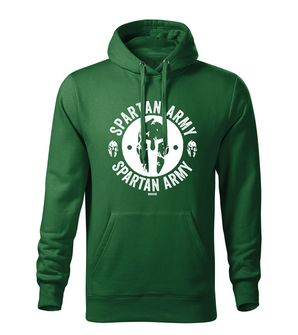 DRAGOWS Men's sweatshirt with hood Anglaos, green 320g/m2