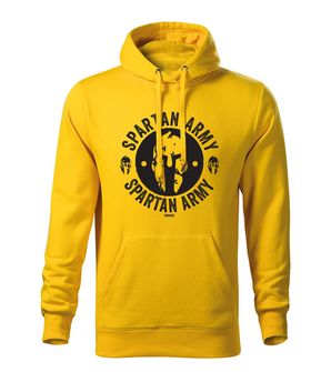 DRAGOWS Men's sweatshirt with hood Anglaos, yellow 320g/m2