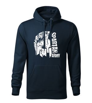 Dragowa men's sweatshirt with hood leon, dark blue 320g/m2
