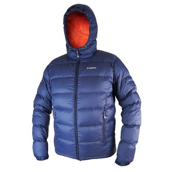 Warmpeace Crux jacket, navy/mandarine