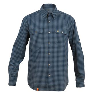 Warmpeace Shirt Mesa, mallard blue/grey