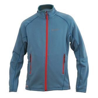 Warmpeace Phelps zipped hoodie, shadow blue