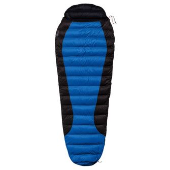 Warmpeace Sleeping bag VIKING 300 180 cm R, blue/grey/black