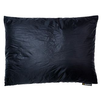 Warmpeace Pillow with feathers, black