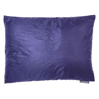 Warmpeace Pillow with feathers, shadow blue
