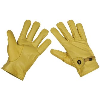 Western Gloves leather, beige