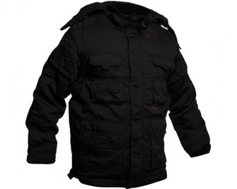 Loshan gold winter jacket black